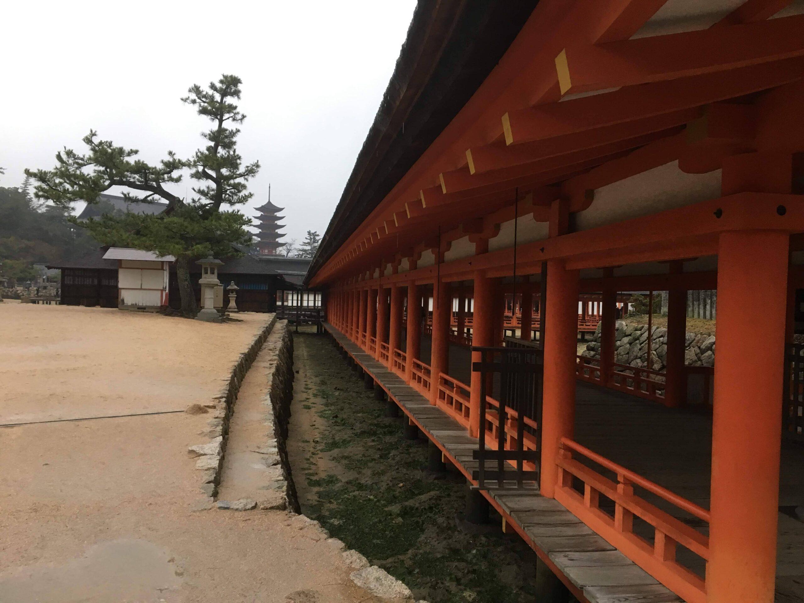 厳島神社の境内