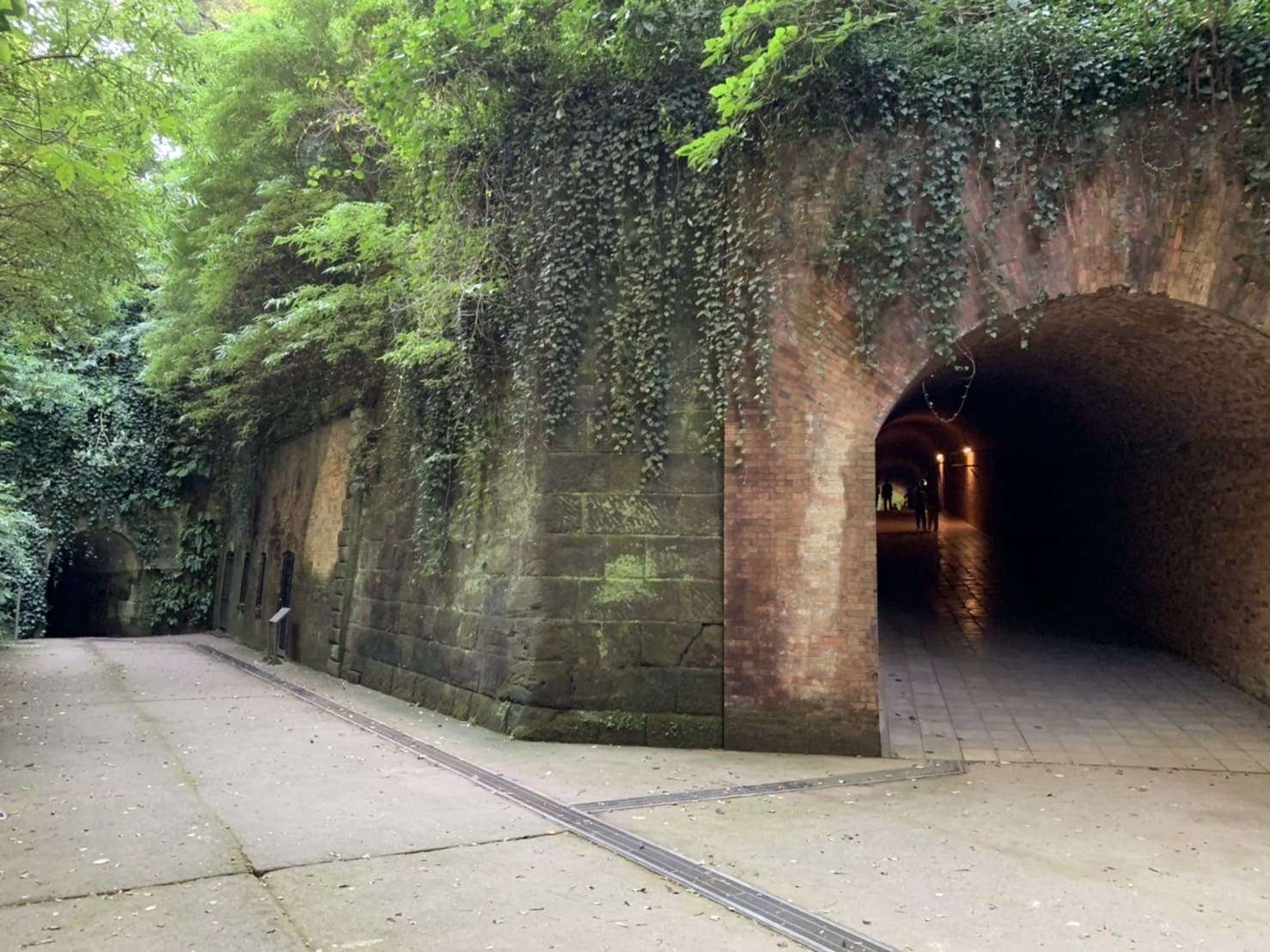 3つのトンネルが終結している場所